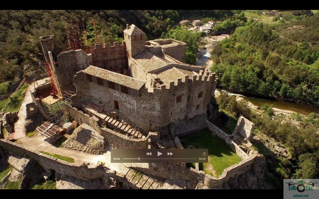 Drone Ardèche photo vidéo prestation aériennes