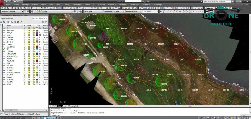 Plan Topo Avec Fond De Plan En Orthophoto Experts Photogrammetrie Experts Topographe Plan Topographique Par Drone