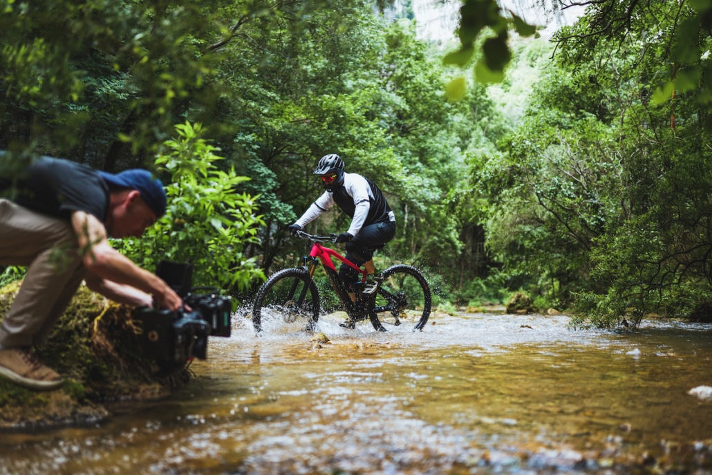 société de vidéo pour filmer du vélo