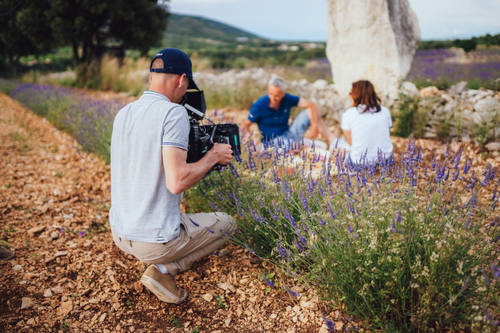 backstage tournage publicité télévisée