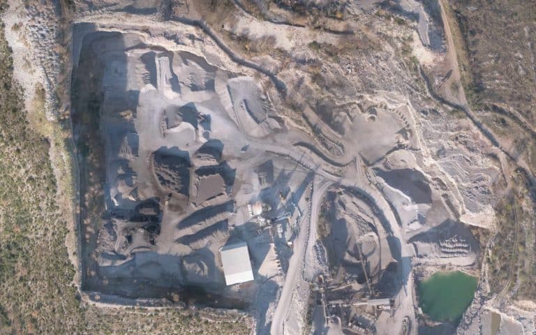 Cubature de stocks par drone