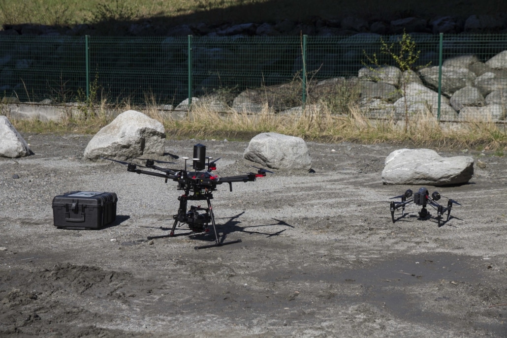 inspection d'ouvrage d'art par drone - solution sélectionnée par ATMB - inspection de viaduc par drone - inspection de pile de pont par drone