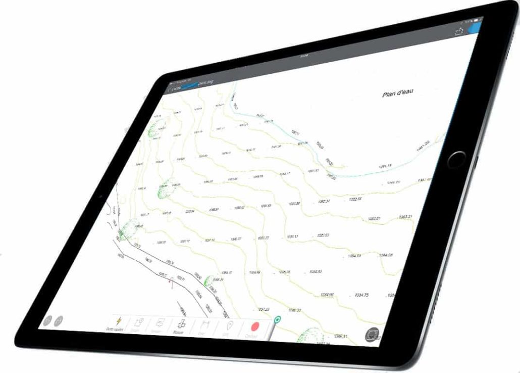 plan topo assisté par drone