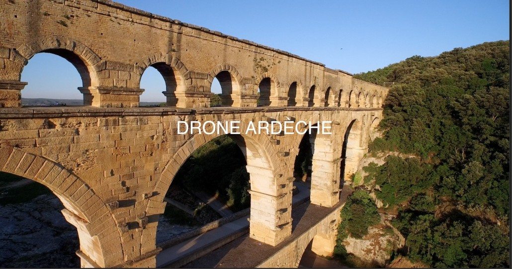 Pont du gard 4K par drone