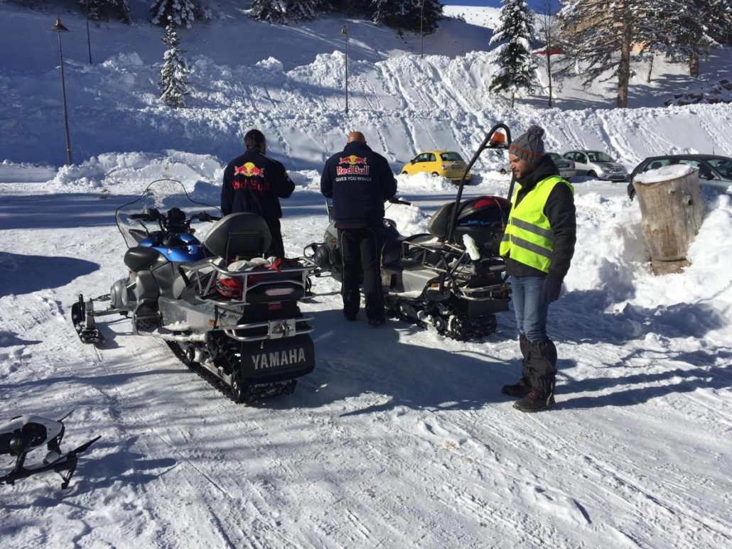 chabanon moto neige drone ardeche vue aérienne drone