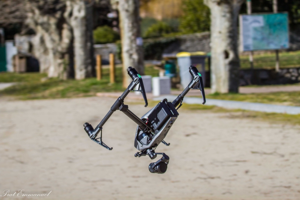 Inspire 2 vitesse drone avec caméra stabilisée