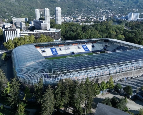 prestation drone grenoble stade des alpes