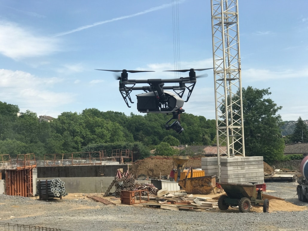 Drone suivi de chantier photo aérienne vidéo aérienne par drone suivi de constructions