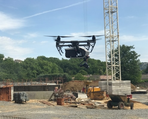 Drone suivi de chantier photo aérienne vidéo aérienne par drone suivi de constructions