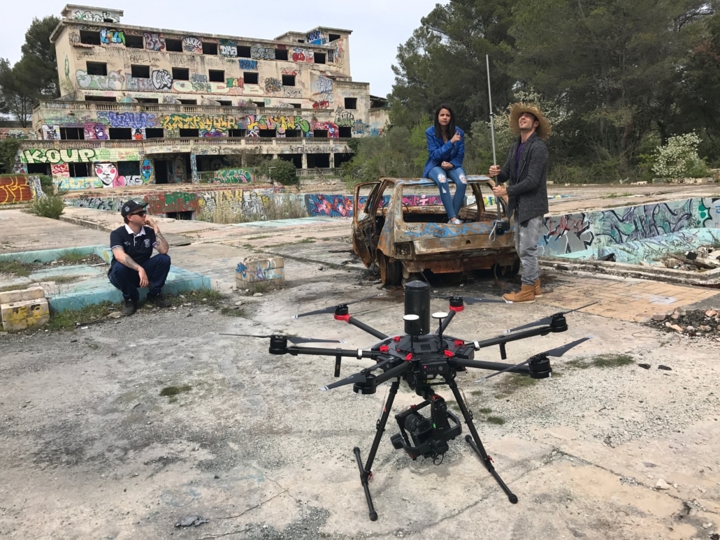 Production audiovisuelle Vaucluse vue aérienne drone