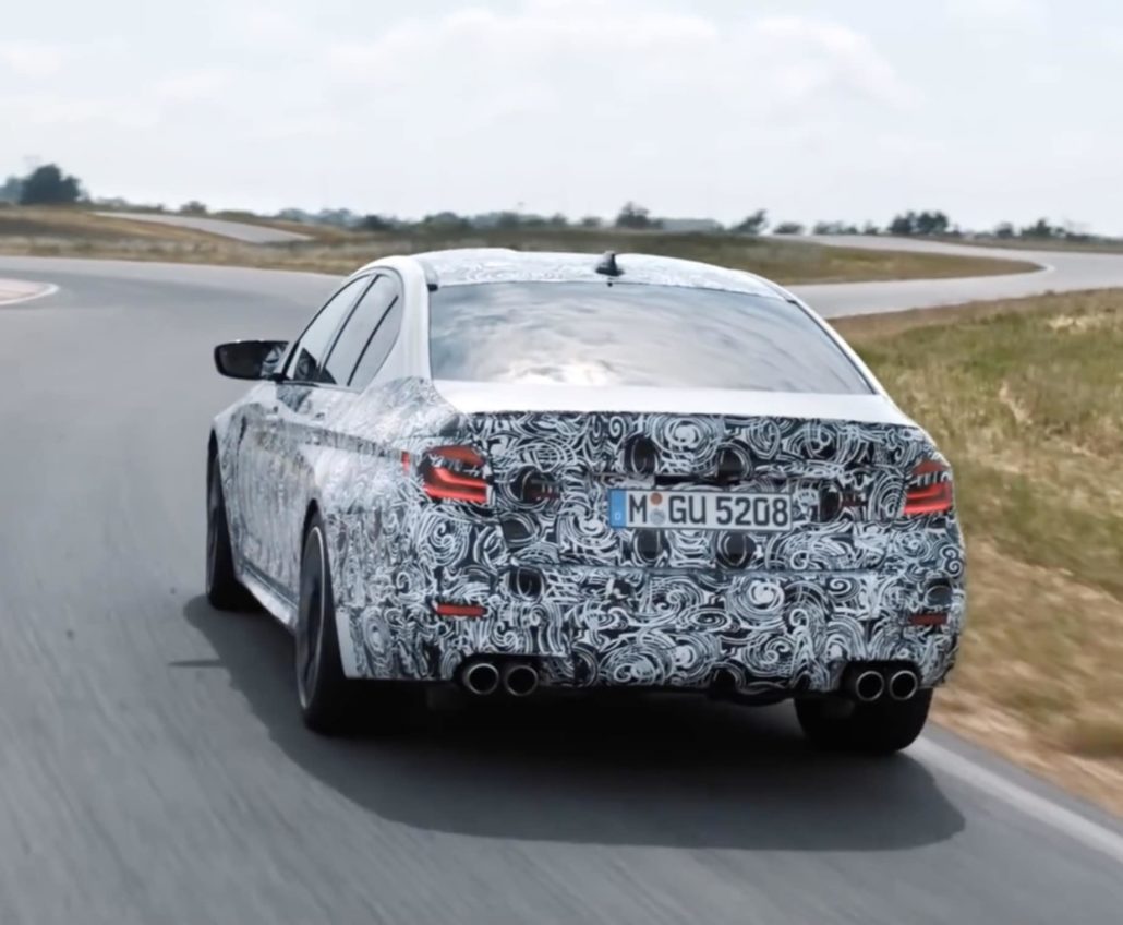 Tournage pub drone BMW