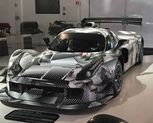 Musée ferrari drone Italie vidéo photos TV1