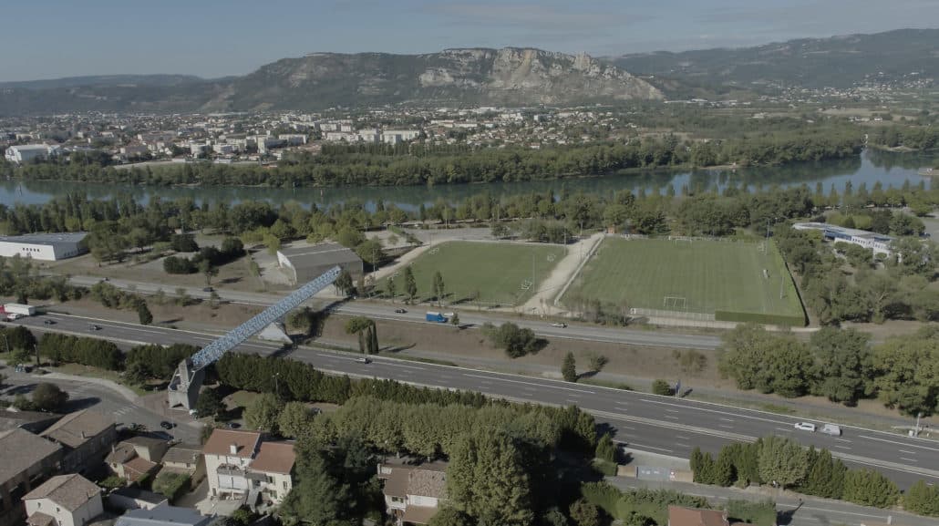 photo drone prise de vue aérienne d'avant projet bourg les Valence-2