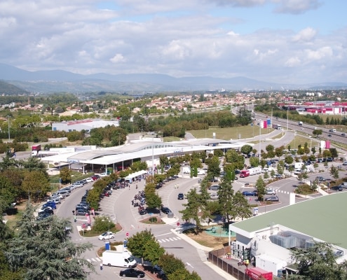 photo aérienne prise de vue par drone bol dor