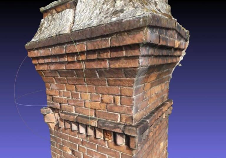 Modélisation 3D d’une cheminée industrielle par photogrammétrie