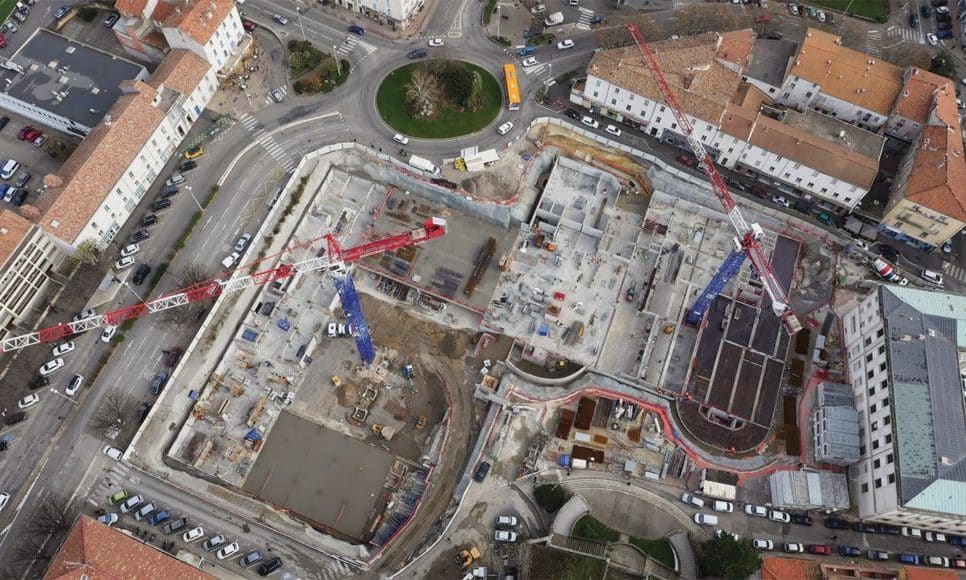 Suivi de chantier en photos aérienne dans les départements de l'Ardèche, de la Drome et du Gard