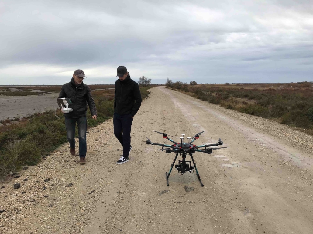 prestataire drone en Camargue