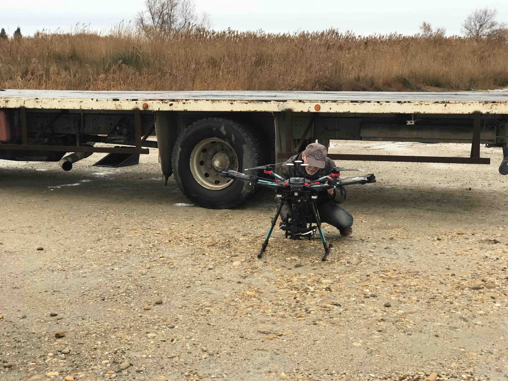 télépilote cadreur drone en camargue gard