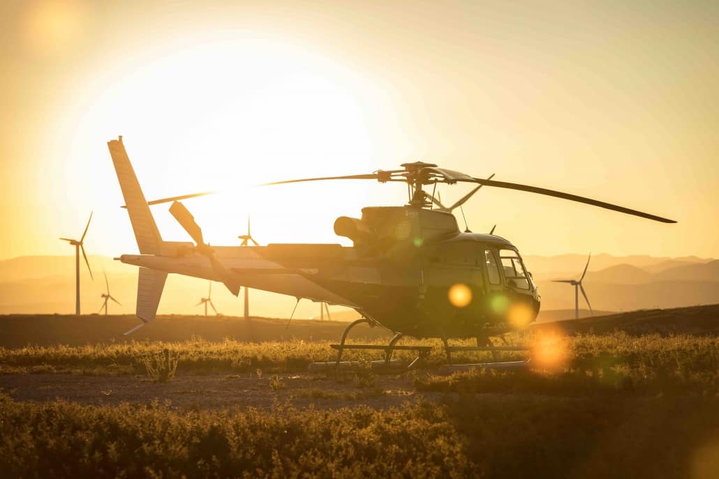 video en helicoptère en ardèche