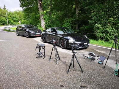 prises de vues par drone pour l'automobile | Agence de production vidéo pour la publicité automobile