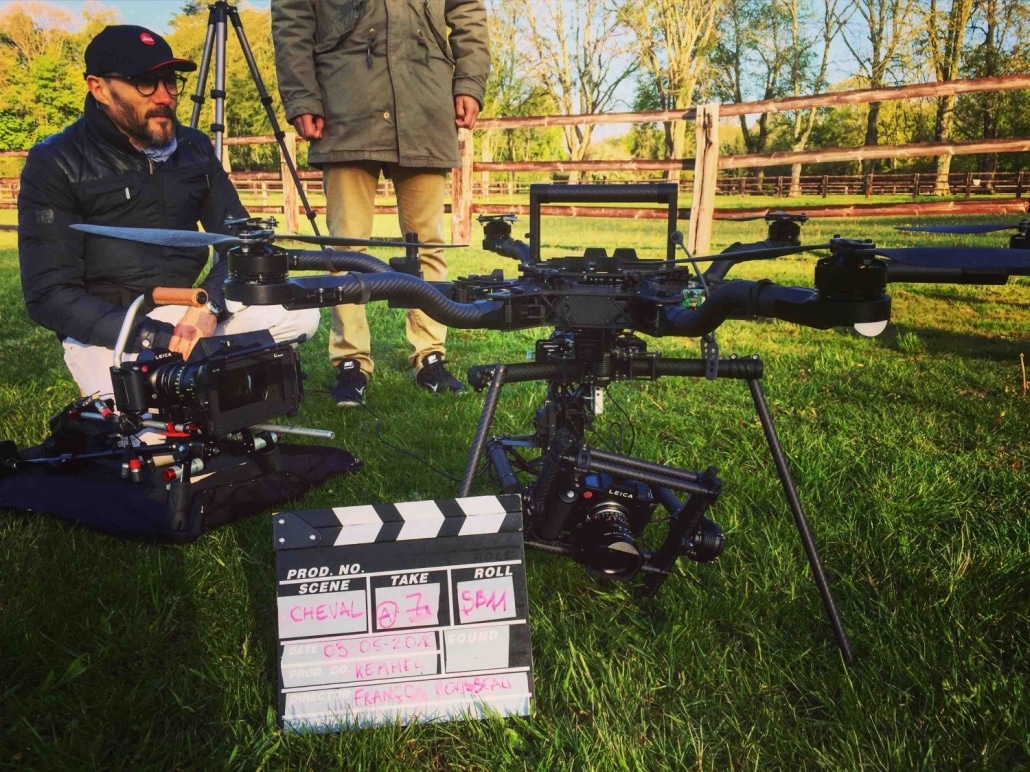 tournage fiction par drone drone Ardèche Globedroner