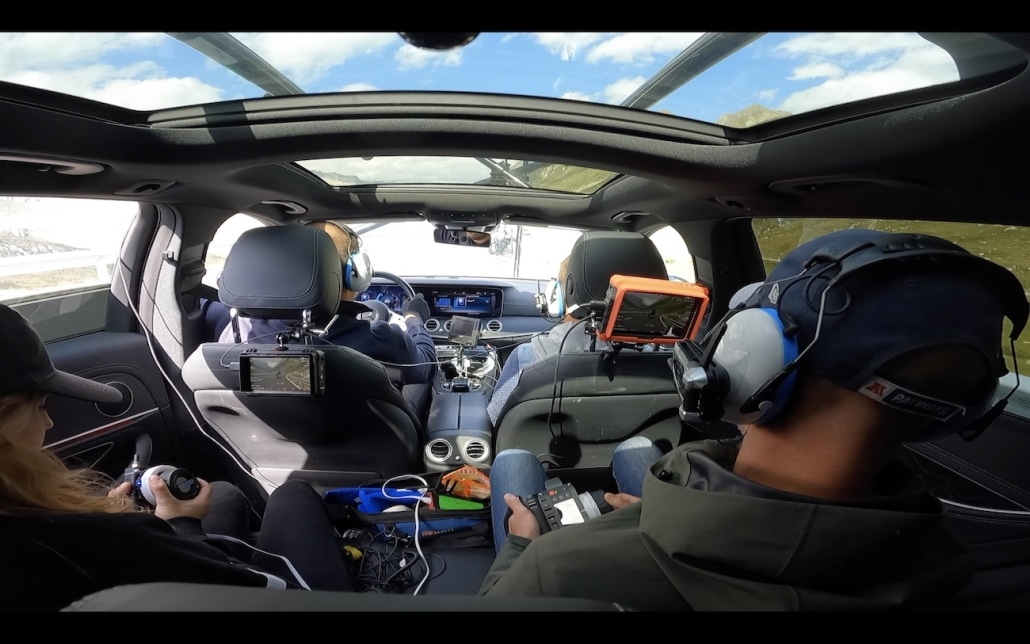 comment se passe un tournage avec une voiture travelling