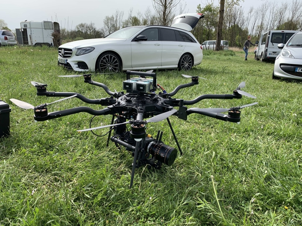 prestataire drone pour fiction série tv publicité en france paris lyon marseille | opérateur drone Freefly Alta 8 Pro
