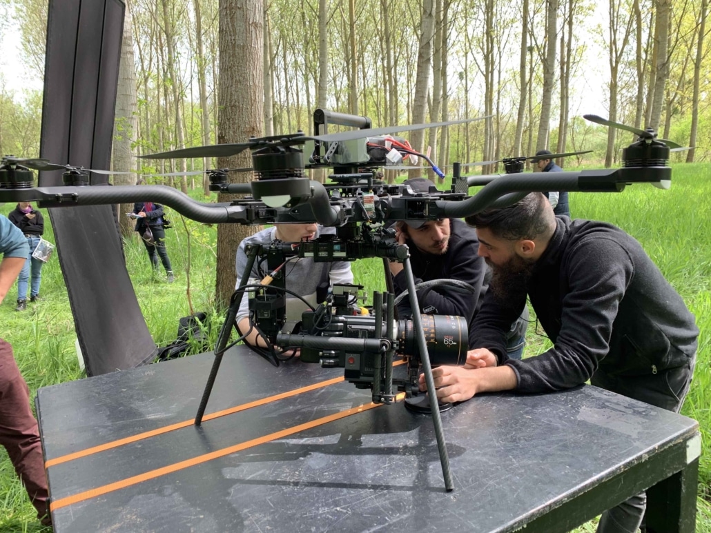 professionnel du drone freefly objectif anamorphique en france