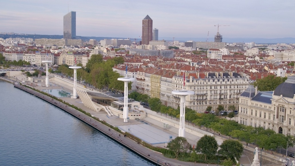 Ville De Lyon Par Drone