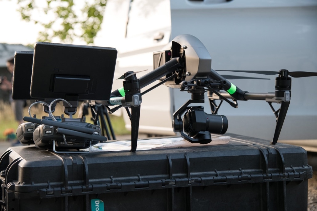 drone pour prises de vues aériennes inspire 2 x7