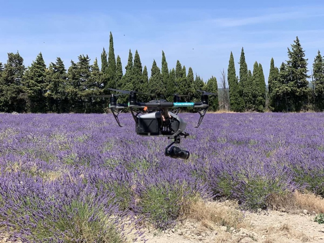 pilote de drone en vauluse avignon gordes | Prise de vue drone de Lavandes en Vaucluse | Télépilote à Avignon