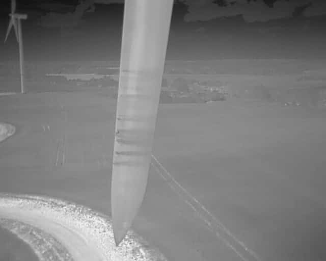 prise de vue drone thermique pour inspection d'ouvrages éolienne