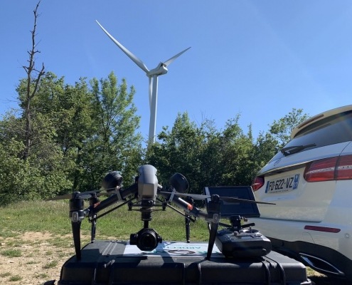 professionnel du drone expert en energie renouvellable éolienne | Entreprise de drone inspection éolienne