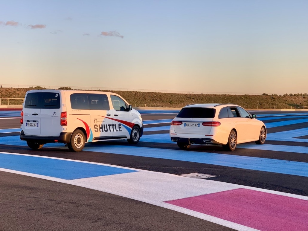 pilote de precision et cascadeur automobile sur Le Castellet