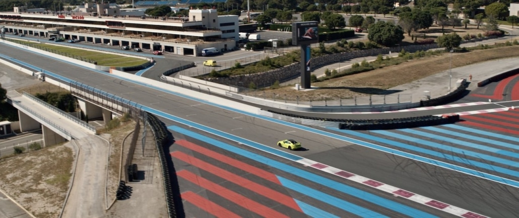 professionnel prise de vue drone 992 gt3 circuit paul ricard 14