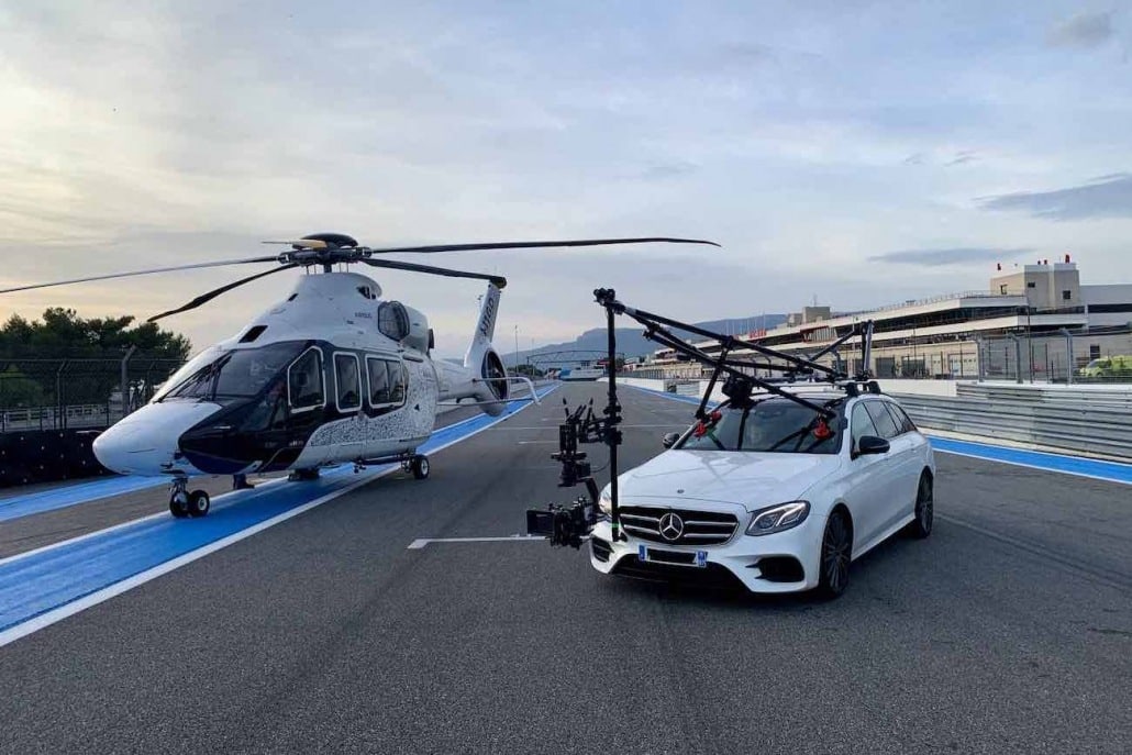 French Camera Car Racetrack Paul Ricard Marseille Lyon