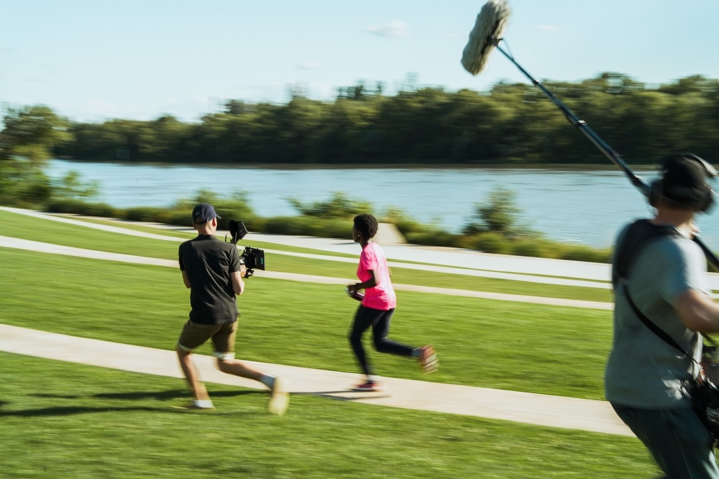 prise de vue en mouvement tournage publicité