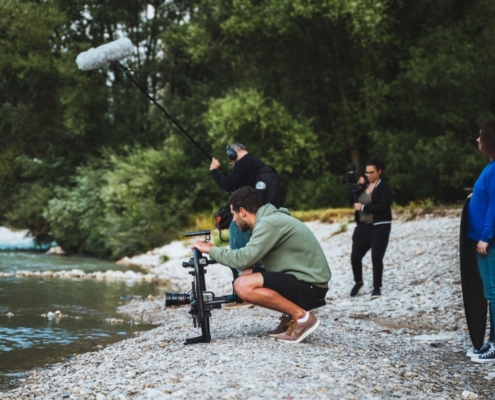 Coulisses d’un tournage vidéo en Ardèche