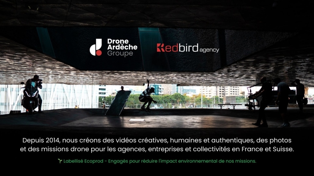 Équipe de tournage Drone Ardèche dans la Drôme