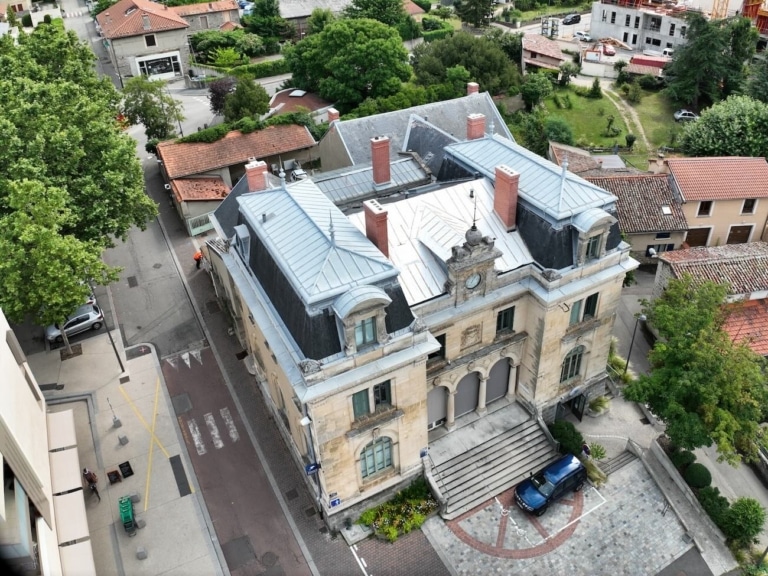 Inspection de toiture par drone