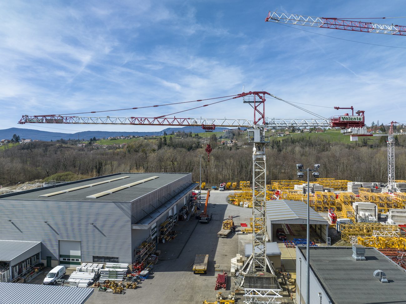 Orthophoto d’une grue réalisée par drone