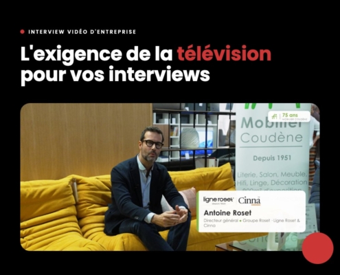 Interview vidéo d'entreprise avec l'exigence de la télévision par Drone Ardèche