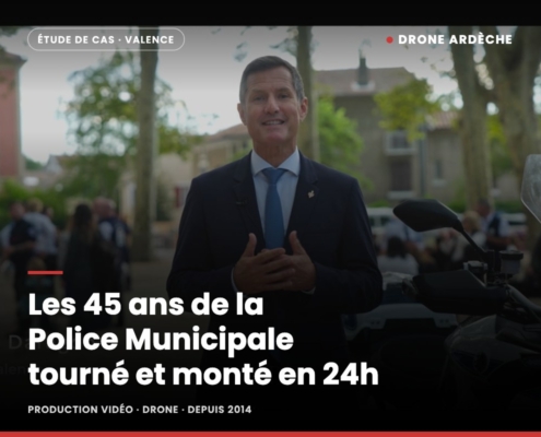 Miniature : Les 45 ans de la Police Municipale tourné et monté en 24h