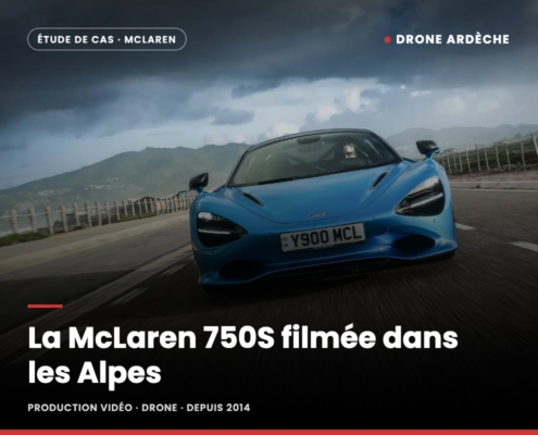Miniature : La McLaren 750S filmée dans les Alpes
