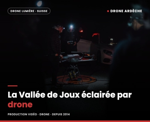 Miniature : La Vallée de Joux éclairée par drone