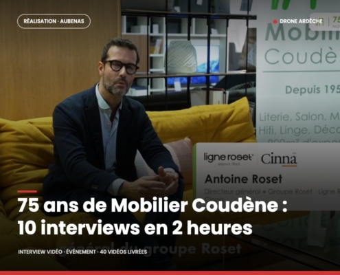 75 ans de Mobilier Coudène : 10 interviews vidéo en 2 heures
