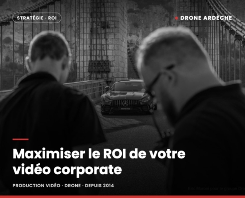 Miniature : maximiser le ROI de votre vidéo corporate