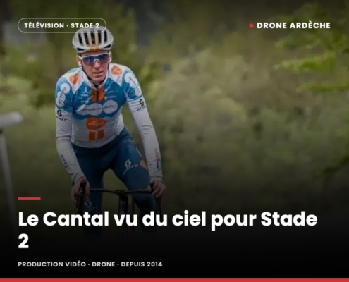 Miniature : Le Cantal vu du ciel pour Stade 2
