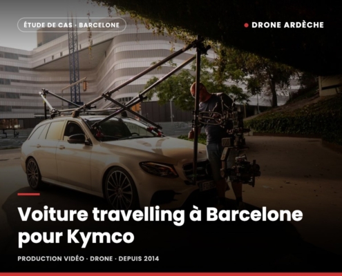 Miniature : Voiture travelling à Barcelone pour Kymco