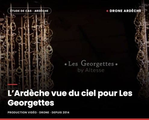 Miniature : L’Ardèche vue du ciel pour Les Georgettes